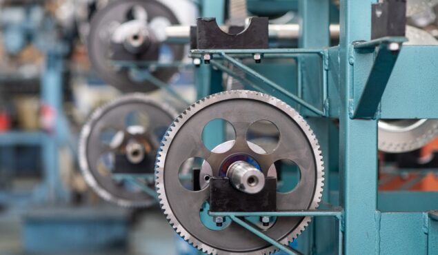 manufacturing facility part in progress